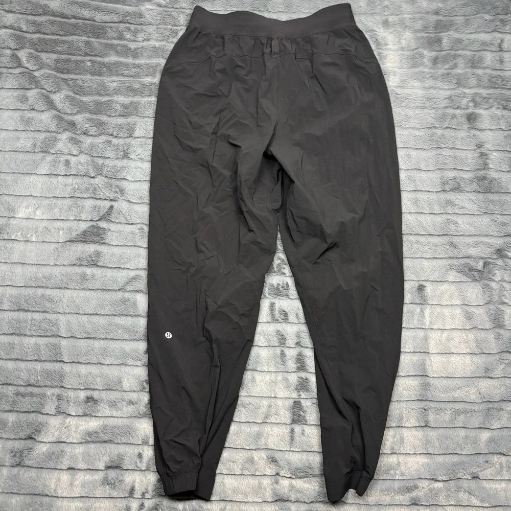 Lululemon Mens Black Athletic Joggers Drawstring Waist Tapered Training Pants